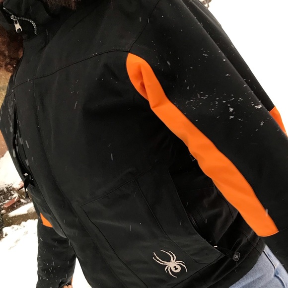 SPYDER Embroidered Back Insulated Coat - Picture 2 of 8